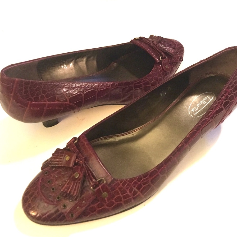 Talbots | Embossed Croc Loafers
